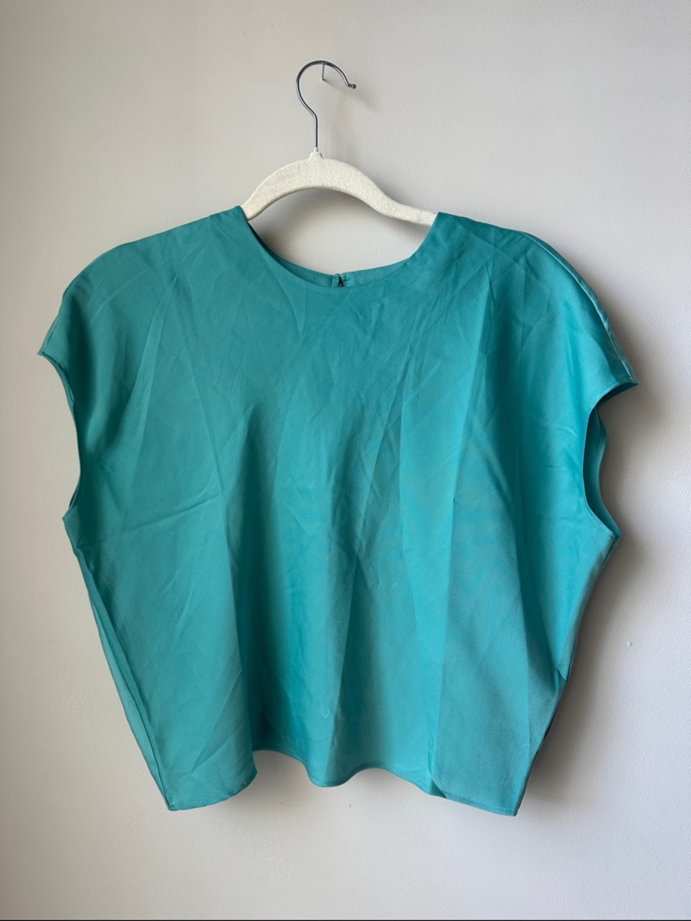 Banana Republic Women’s Teal Short Sleeve Boxy Top